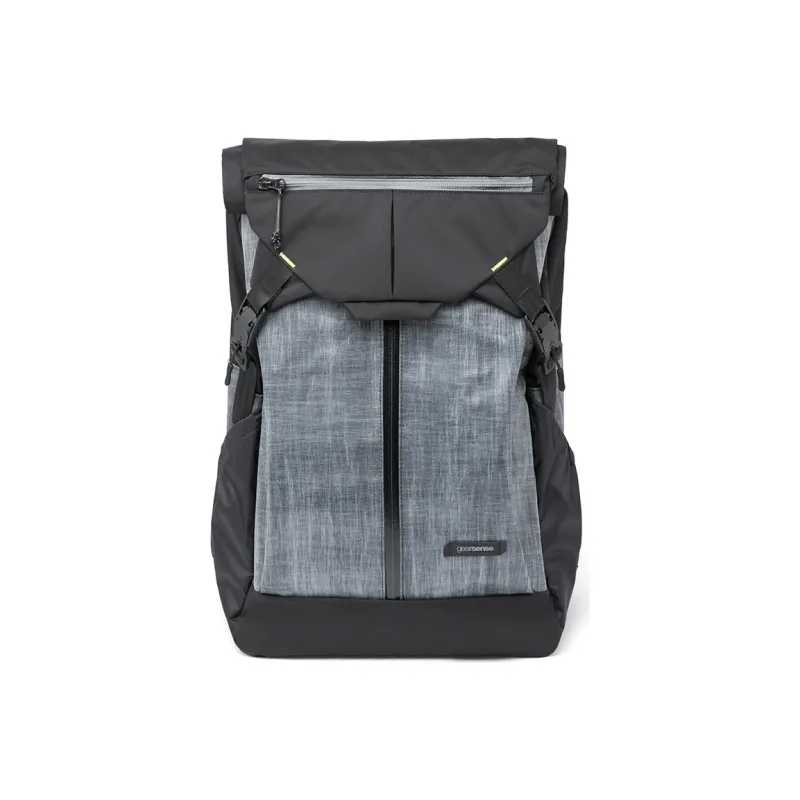 COMBACK Canvas Backpack Tubas Men's Night Black/Green Camouflage/Meteorite Gray-0