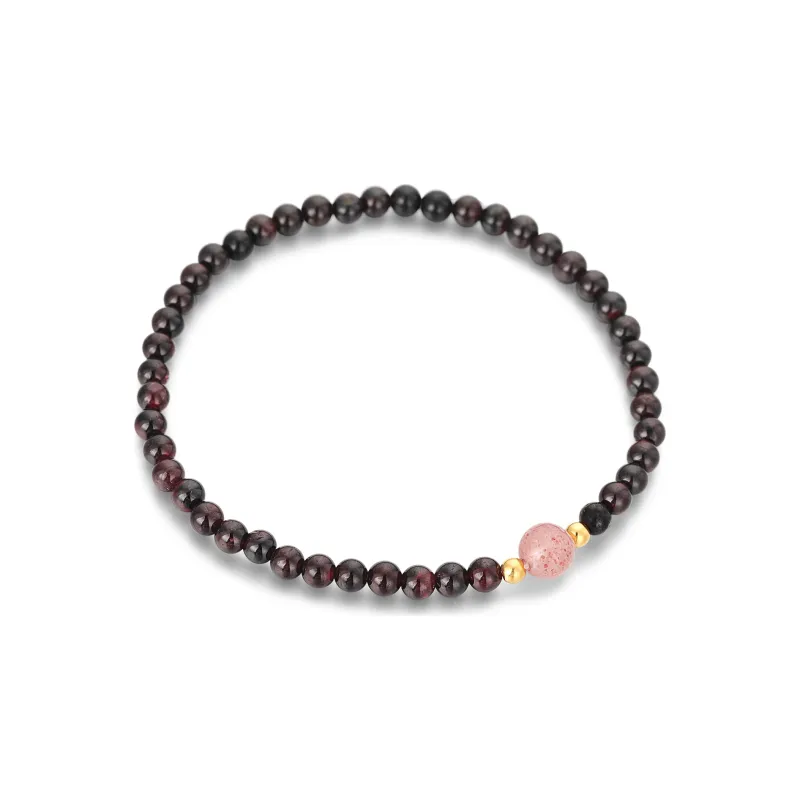 VIVIWELL Strawberry Quartz Bracelets Women's-5