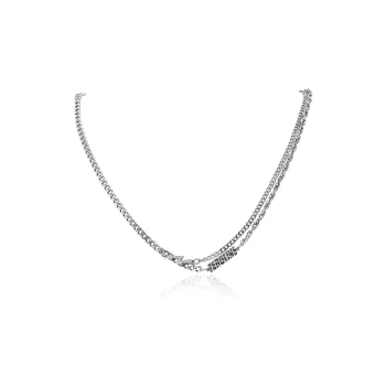 Zeroline Necklaces Unisex Lightning Double Layer Necklace