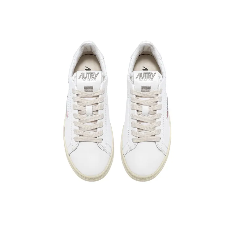 AUTRY Dallas Leather Low 'White' Women's-2