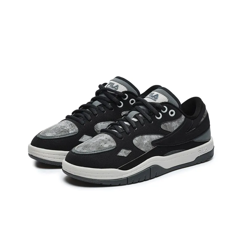 FILA FUSION FILA FUSION Hakusan L Collaboration Collection Wear-Resistant Low-Top Skateboard Shoes Women's Castle Gray-1
