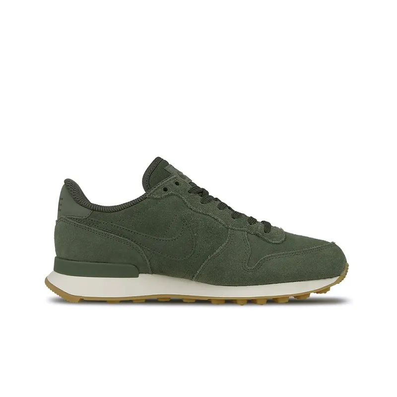 Nike Internationalist SE Cushioning Anti-Slip And Wear-Resistant Low-Top Casual Shoes Women's Olive Green-1