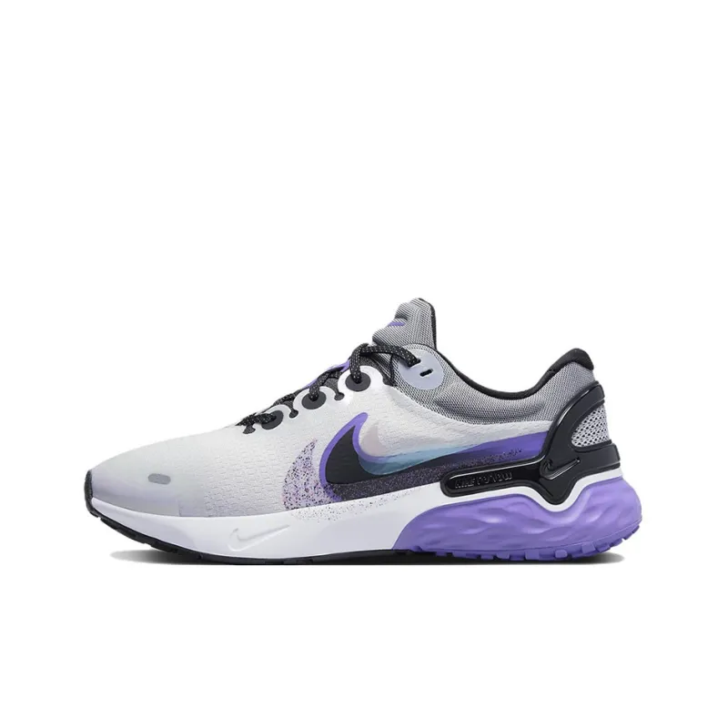 Nike Renew Run 3 Low Tops Gray Purple-0
