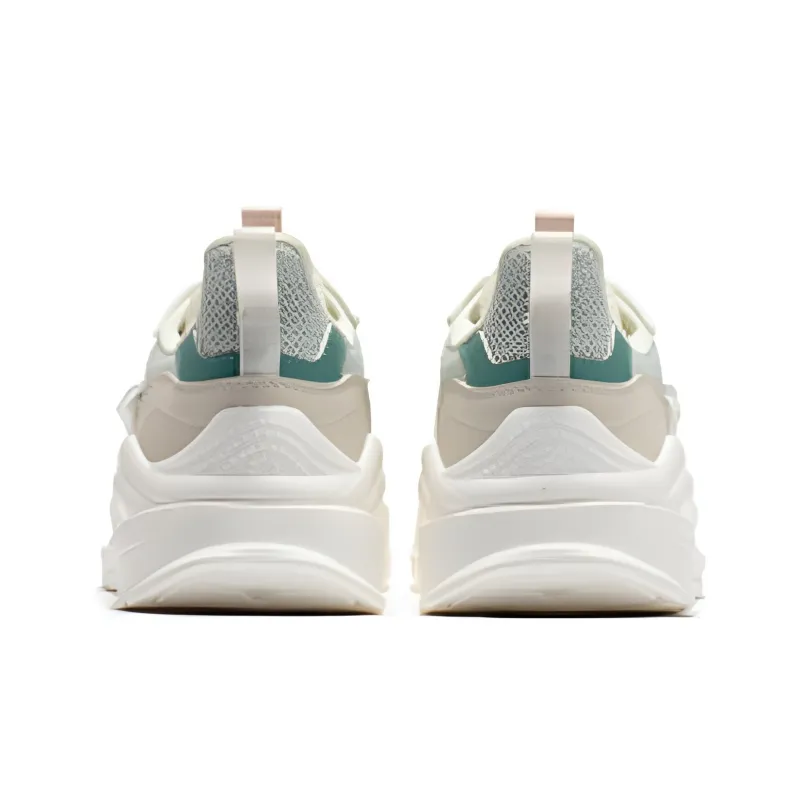 361° Life Collection Casual Shoes Women's Low Top Feather White/Mint Gray Green-2
