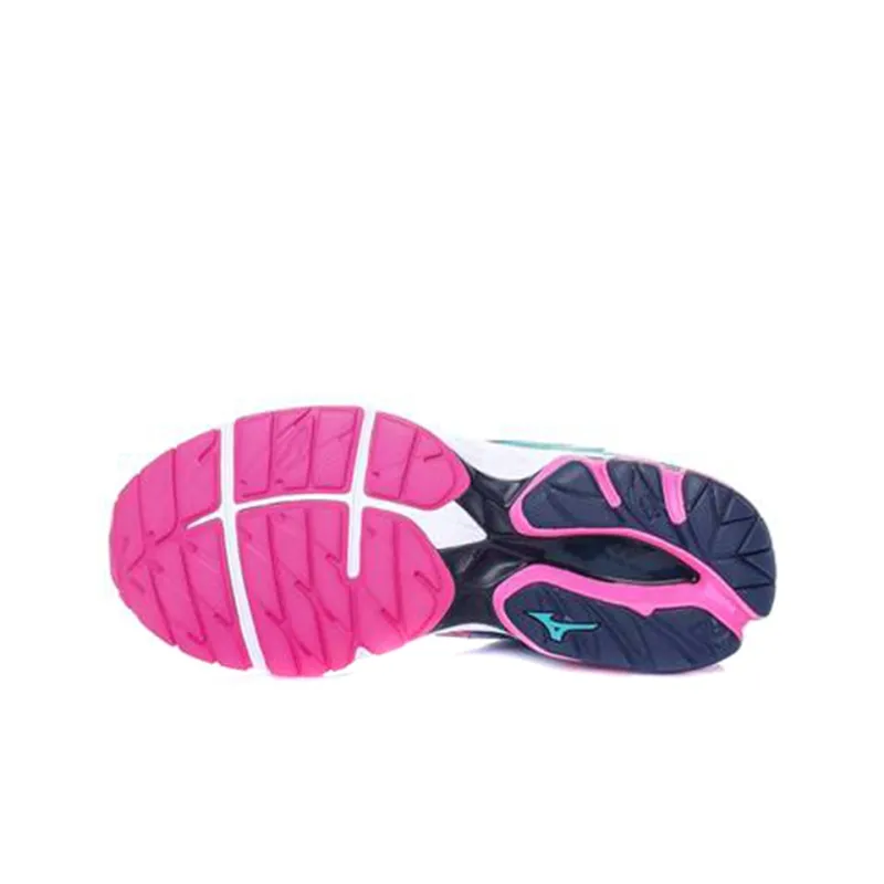 Mizuno Wave Rider 20 'Blue Pink White' Women's-4