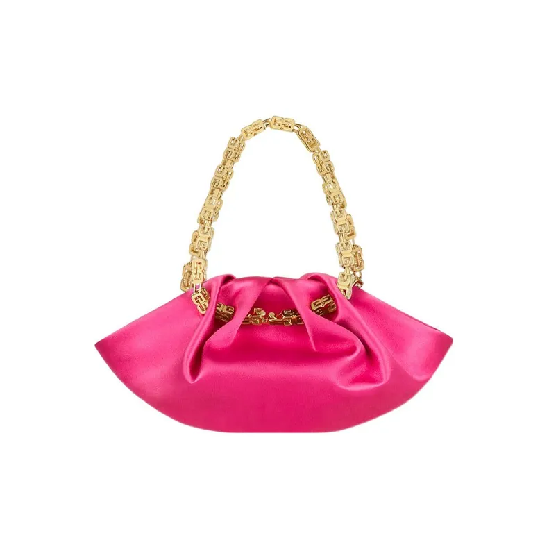 GIVENCHY Kenny Satin Handbag Mini Women's Neon Pink-2
