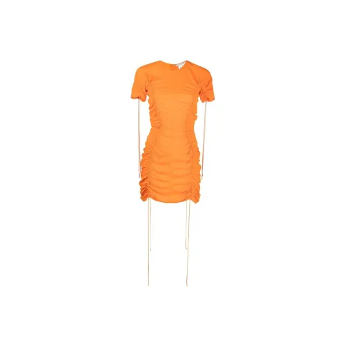 Stella McCartney Short-Sleeved Dresses Women's Orange