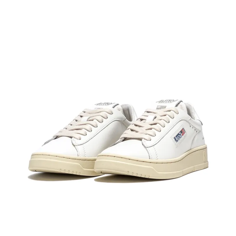 AUTRY Dallas Leather Low 'White Cream'-1