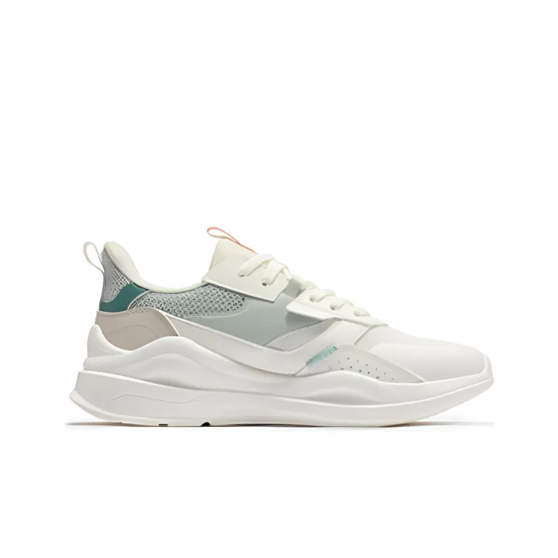361° Life Collection Casual Shoes Women's Low Top Feather White/Mint Gray Green-1