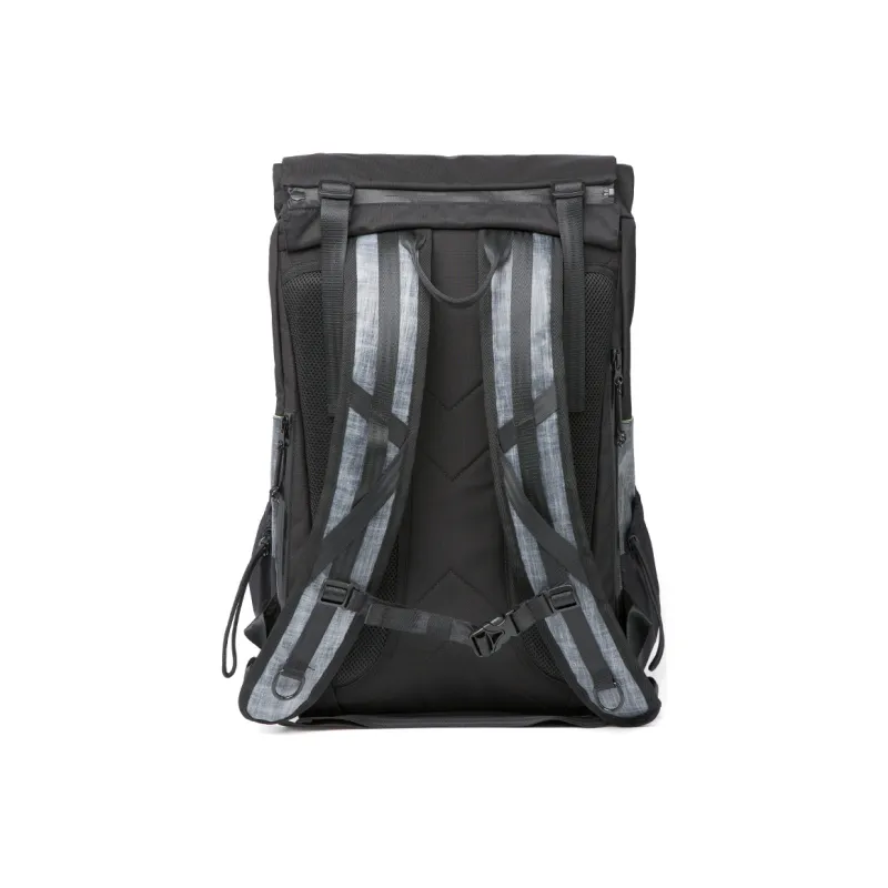 COMBACK Canvas Backpack Tubas Men's Night Black/Green Camouflage/Meteorite Gray-2