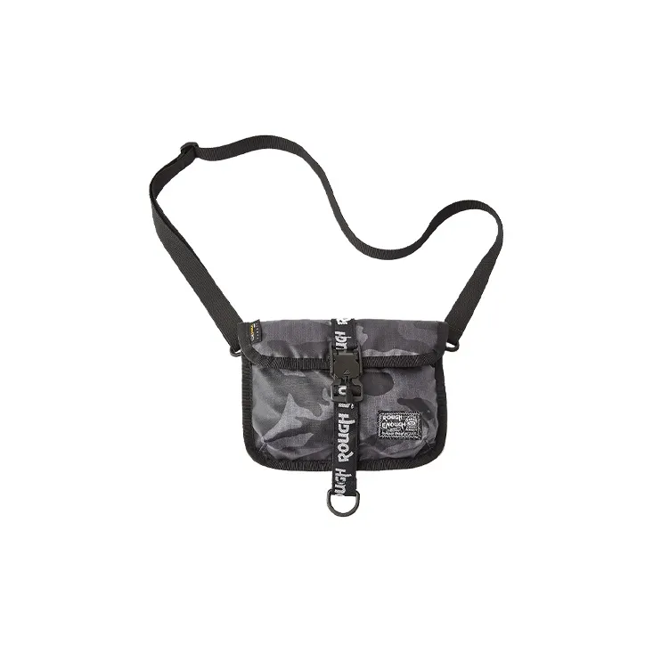 Rough Enough Nylon Messenger Bag Shoulder Bag Crossbody Bag Regular Unisex Dark Gray-3