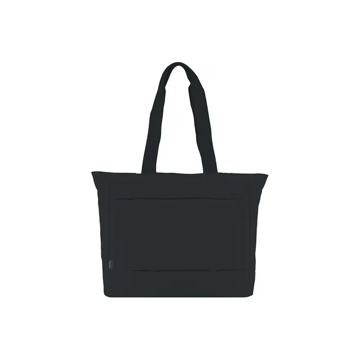 INCASE Eco Friendly Polyester Fabric Tote Bag Shopping Bag Laptop Bag Handbag Shoulder Bag Regular Unisex Black-0