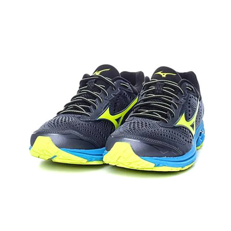 Mizuno Wave Rider 22 'Black Blue Yellow'-2