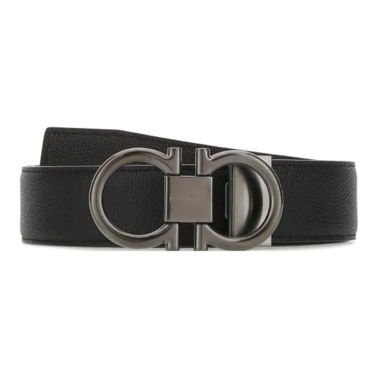 Ferragamo Reversible And Adjustable Gancini Belt-0
