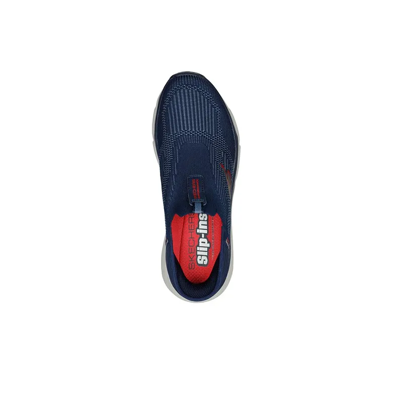 Skechers Max Cushioning Casual Shoes Men Low-Top Blue-3