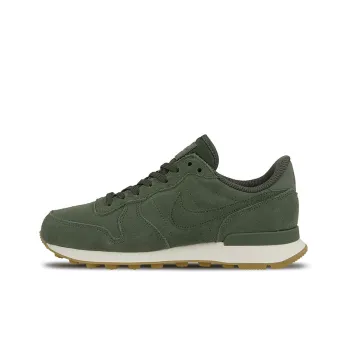 Nike Internationalist SE Cushioning Anti-Slip And Wear-Resistant Low-Top Casual Shoes Women's Olive Green
