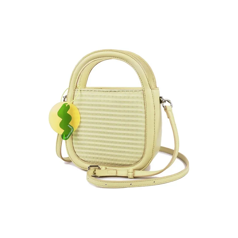 CHISIY Artificial Leather Shoulder Bag Saddle Bag Handbag Crossbody Bag Small Size Women's Purple/Yellow-5