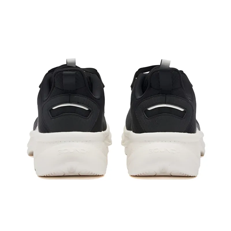 361° Running Shoes Women's Low Top Obsidian Black/Feather White-2