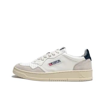 AUTRY Medalist Low 'White Suede Dark Blue'