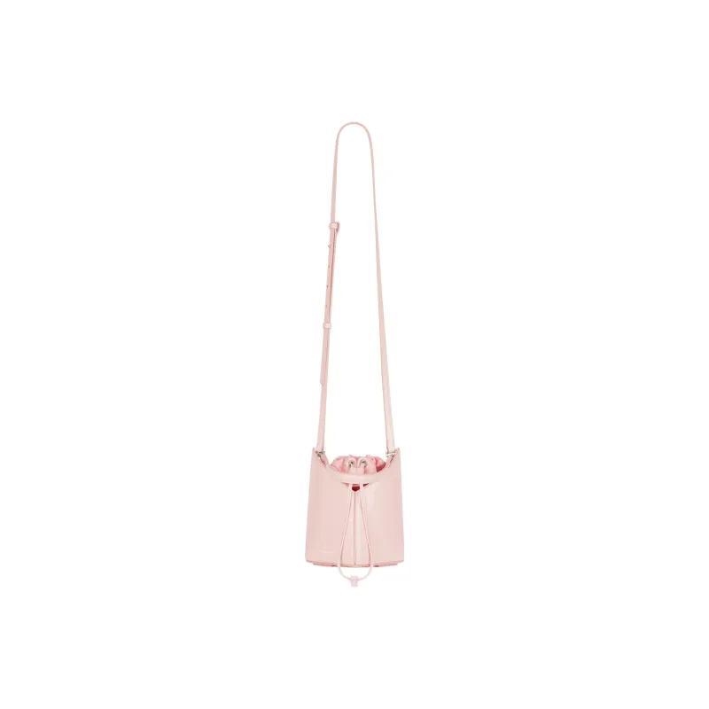 GIVENCHY Cut out Smooth Cow Leather Bucket Bag, Shoulder Bag, Handbag Mini Women's Light Pink-1