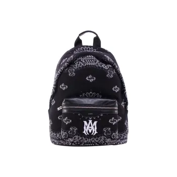 AMIRI Textile, Leather Backpack Women's Black