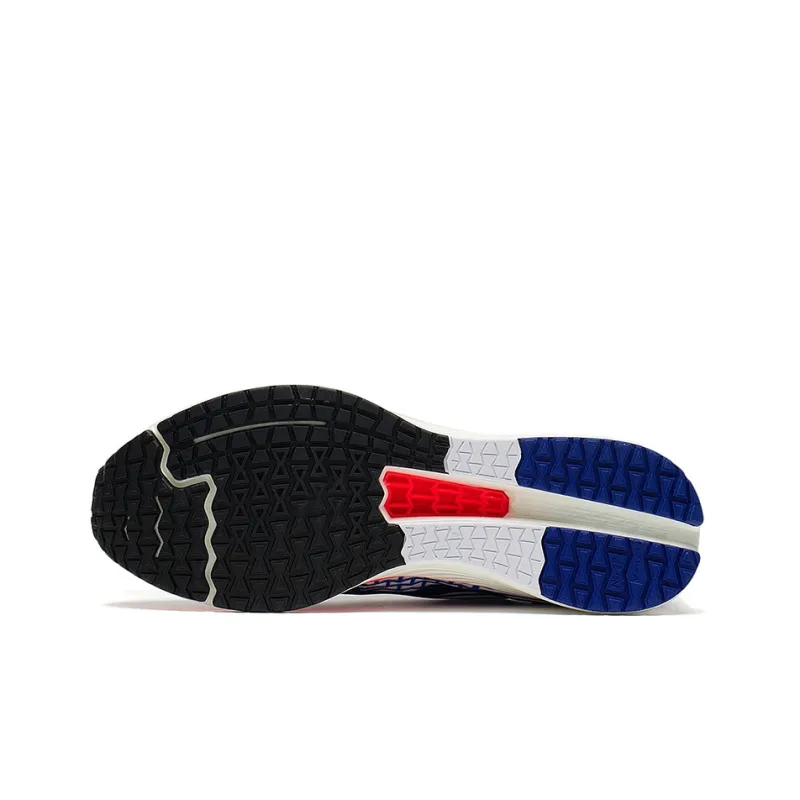 LiNing Li Ning Running Collection Breathable And Resilient Low Top Running Shoes Men's White Blue-6