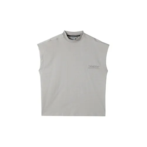 NORVINCY Comfortable And Breathable Moisture Wicking 100% Cotton 3D Embossed Sleeveless T Shirt Unisex