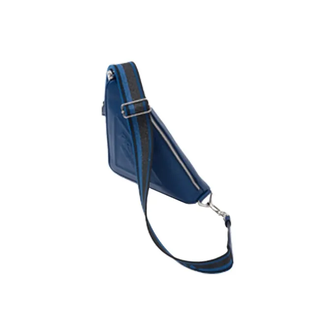 PRADA Saffiano Triangle Bag Bluette-2
