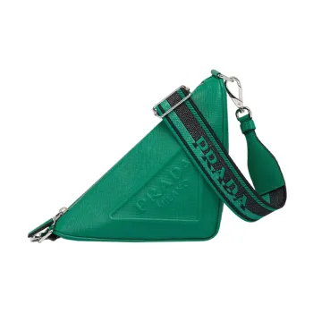 PRADA Saffiano Triangle Bag Mango