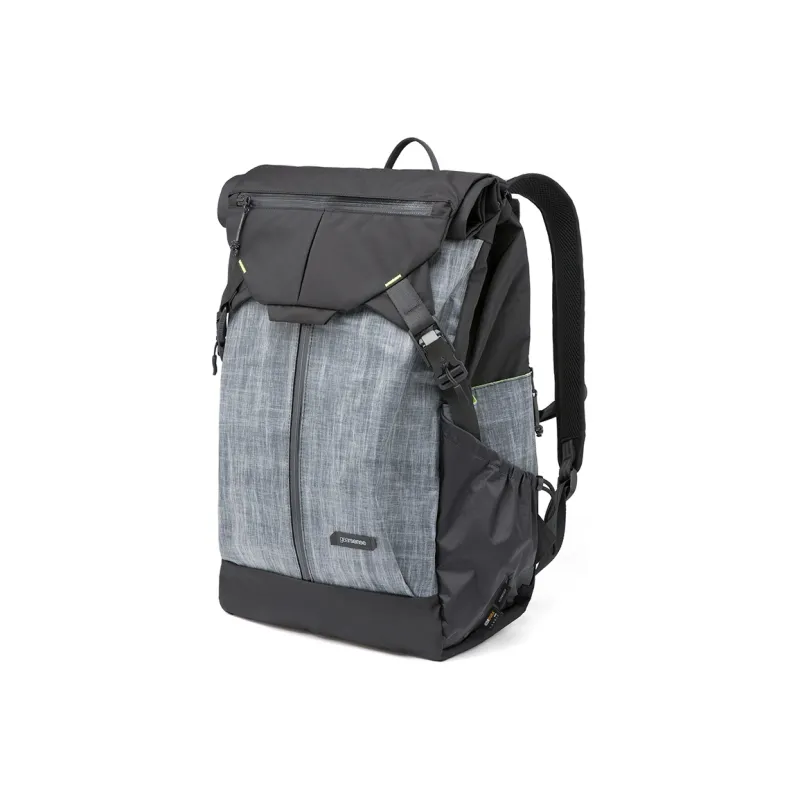 COMBACK Canvas Backpack Tubas Men's Night Black/Green Camouflage/Meteorite Gray-1