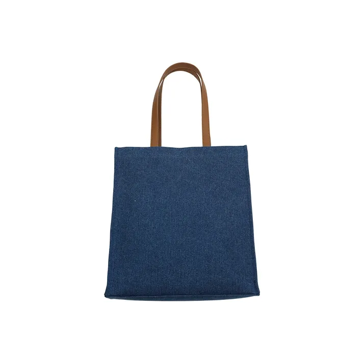 NERDY Cotton Shoulder Bag Regular Unisex Blue-1