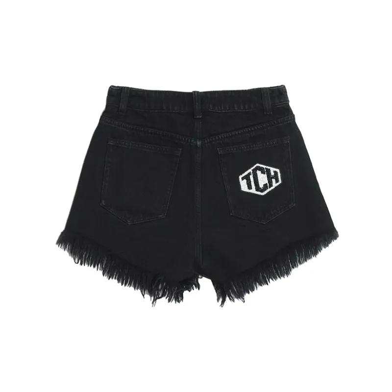 TCH Denim Shorts Women's Black-1