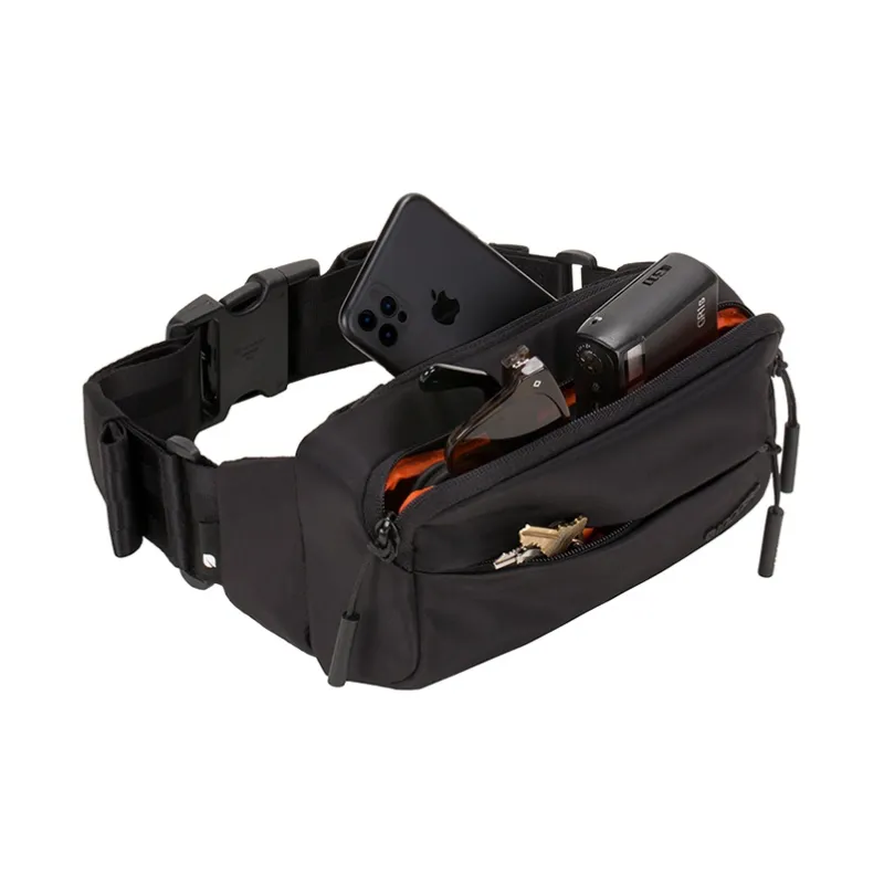 INCASE Nylon Fabric Crossbody Bag Sling Bag Fanny Pack Regular Unisex Black-0