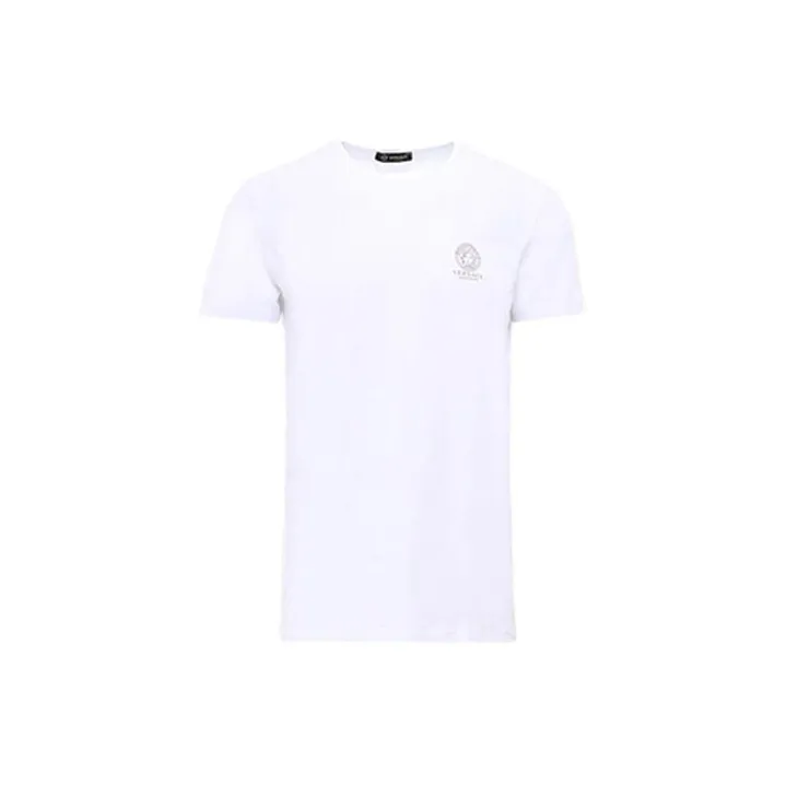 VERSACE T Shirts Men 2 Pack Marine Blue+White-1