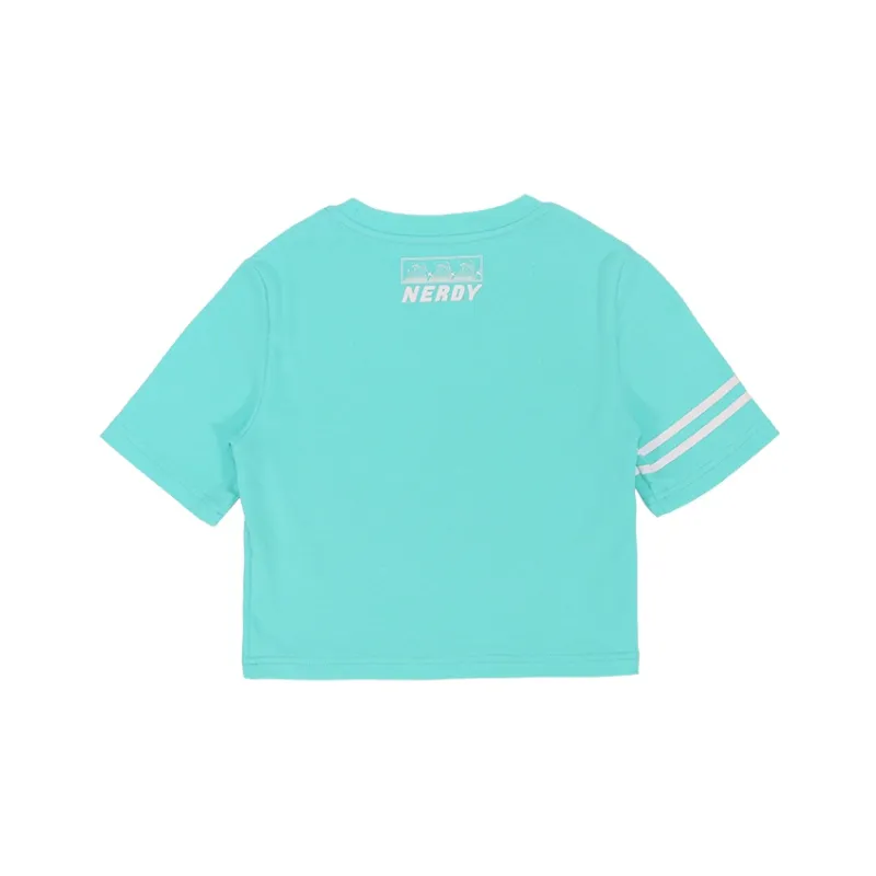 NERDY Straight T Shirt Women's Lake Green-1