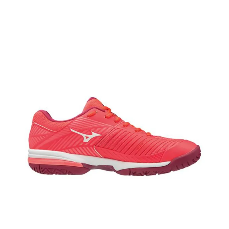 Mizuno Wave Exceed Tour 3 Ac Lightweight Wear-resistant And Non-slip Low-Top Tennis Shoes Women's Red-1