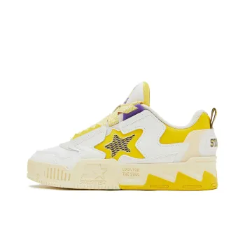 STARTER Second Generation Sound Wave VOL Collection Skateboard Shoes Women's White Yellow