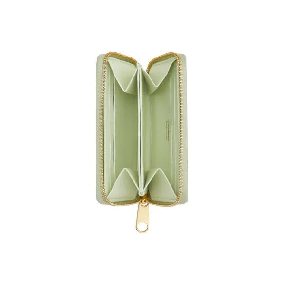 Burberry Quilting Lambskin Money Clip Card Holder Wallet Clip Small Size Women's Candy Color/Light Green/Pistachio-3
