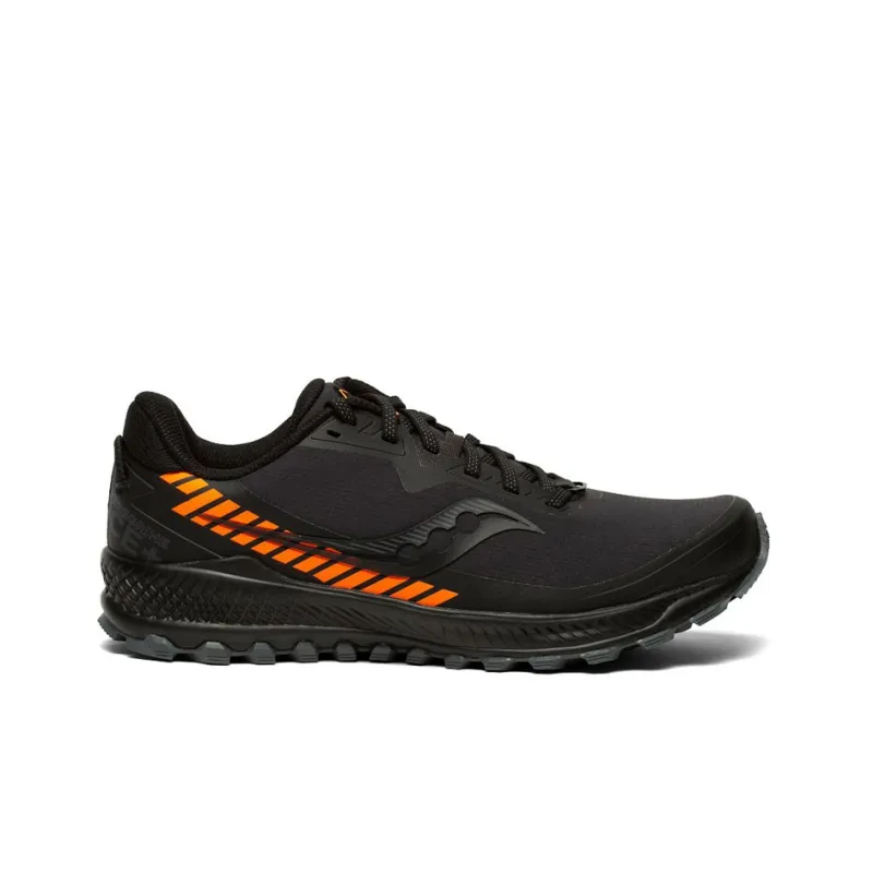 saucony Peregrine ICE+ 'Black Vizi Orange'-1