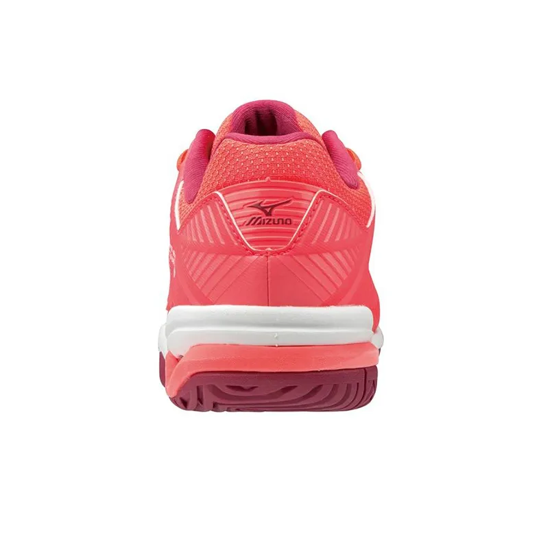 Mizuno Wave Exceed Tour 3 Ac Lightweight Wear-resistant And Non-slip Low-Top Tennis Shoes Women's Red-3