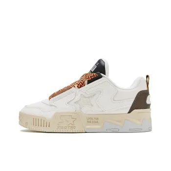STARTER VOL Sound Wave 2nd Generation Cushioned Wear Resistant Height Increasing Low Top Skateboard Shoes Women's White