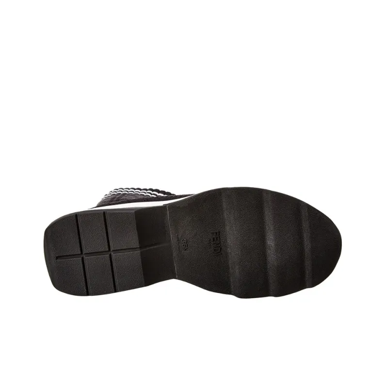 FENDI Cushioning, Slip Resistant, Abrasion Resistant, Thermal High Top Casual Shoes Women's Black-4