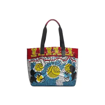 Disney X Keith Haring X COACH Recycled Tote Shoulder Bags