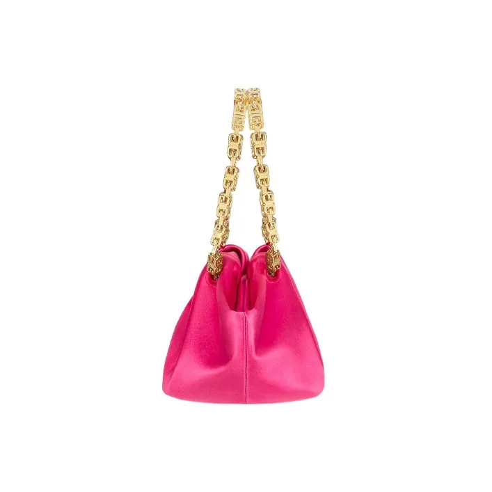 GIVENCHY Kenny Satin Handbag Mini Women's Neon Pink-1