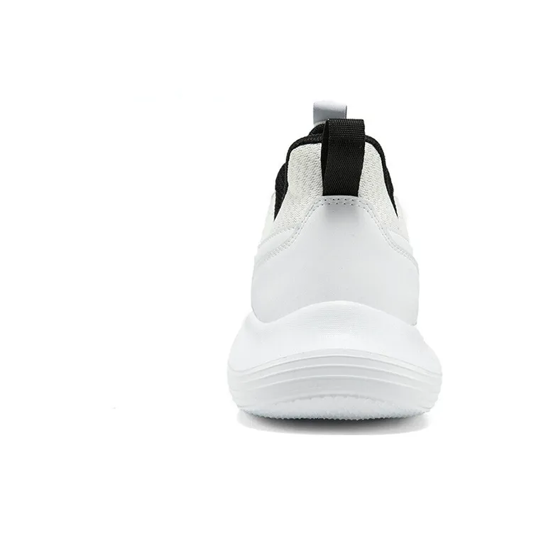 Erke Running Shoes Men Low Top True White/Jet Black-3