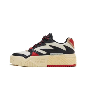 STARTER Sound Wave VOL Collection Height Increasing Low Top Skateboard Shoes Men's Black Red