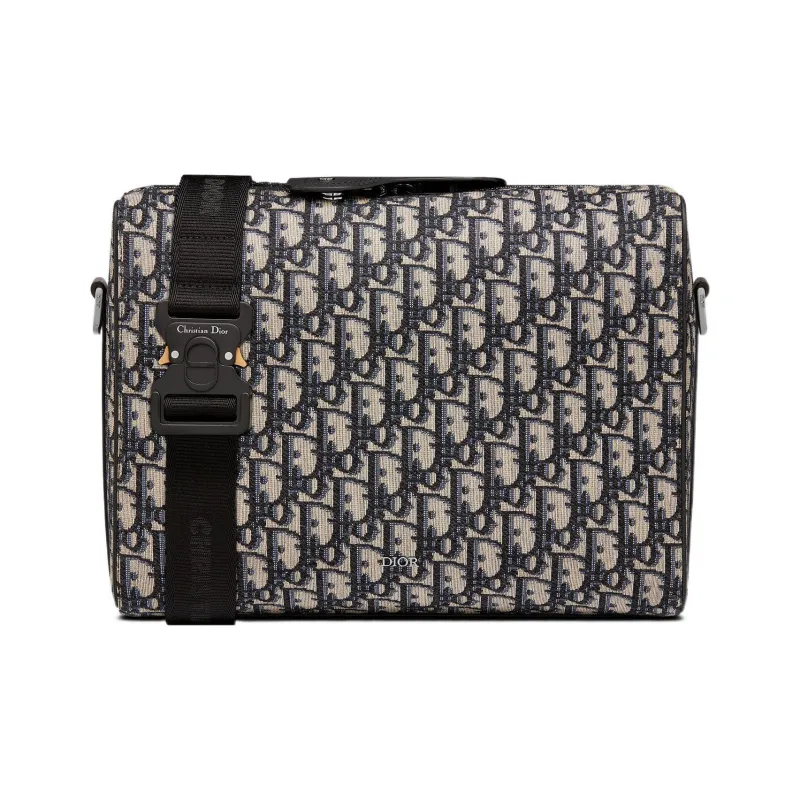 DIOR Lingot Jacquard Grain With Cow Leather Messenger Bag, Crossbody Bag, Shoulder Bag Men's-0