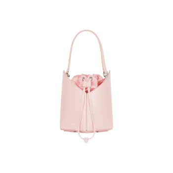 GIVENCHY Cut-out Smooth Cow Leather Bucket Bags Shoulder Bags Handbags Mini Women's Light Pink