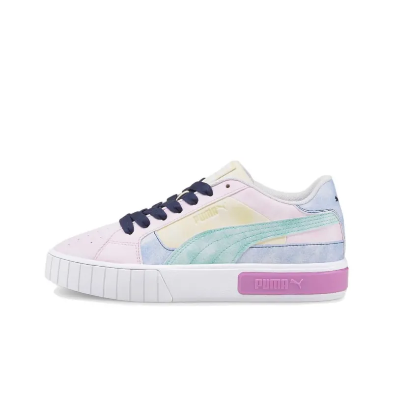 PUMA Cali Star Skateboard Shoes Women's Low-Top Pink/Blue/Purple-0