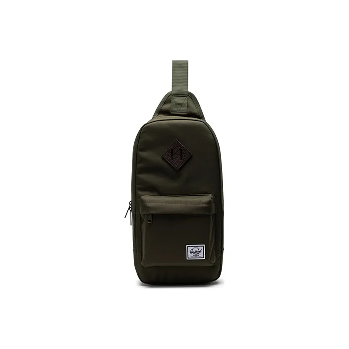 Herschel Polyester Crossbody Bag Regular Unisex HERITAGE SHOULDER Evergreen Ivy Green-0